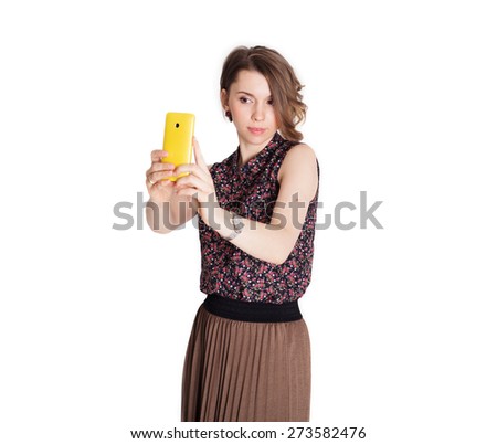 Businesswoman selfie