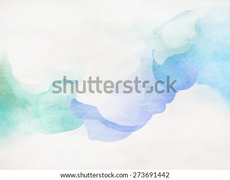 Abstract colorful watercolor for background. 