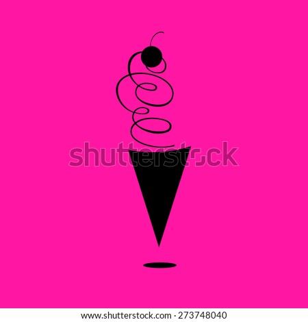Ice Cream Cone - Abstract
