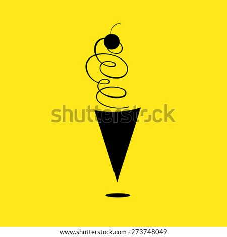 Ice Cream Cone - Abstract