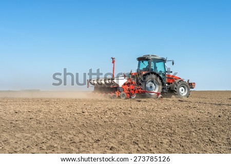 Sowing soy in the spring