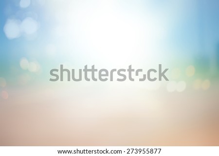Abstract Bokeh Blurred on colorful background.Space For Text