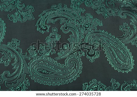 macro texture of fabric with cucumbers studio