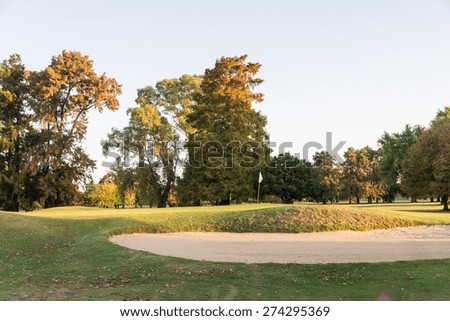 Golf Scene,