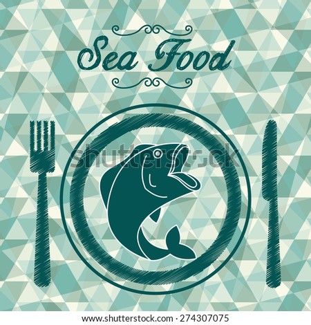 sea food design, vector illustration eps10 graphic 