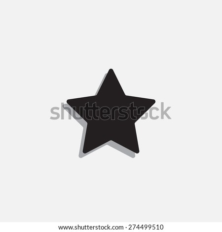 Star web icon. vector design