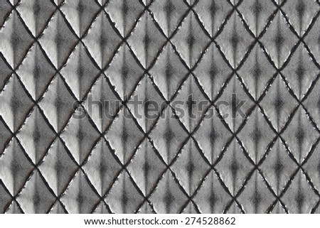 Texture background of close up photography gray pvc vinyl