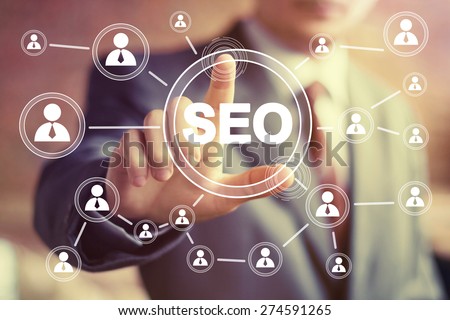 Business button SEO communication icon web sign.