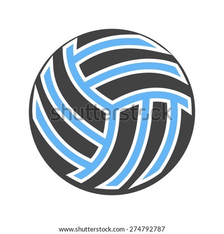 Volley ball, ball, game, match, sports icon vector image. Can also be used for fitness, recreation. Suitable for web apps, mobile apps and print media.