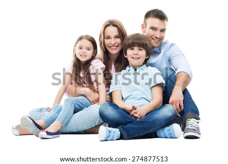 Family sitting together
