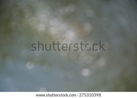 Vintage Style Water bokeh for background