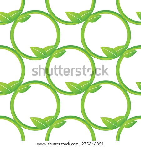Net made of plant stalks repeated on white background