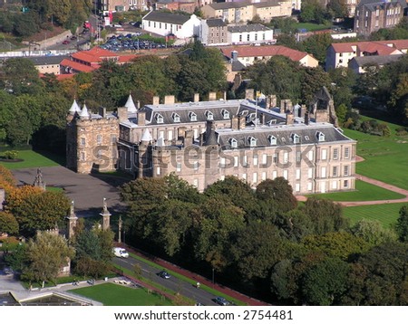 The Palace of Holyroodhouse, the official residence in Scotland of Her Majesty