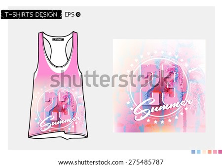 fashion design print for t-shirt graphic and other uses vector