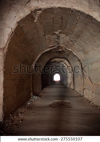 Walkway tunnel,Underground tunnels.