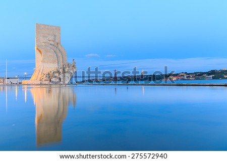 Monument to the Discoveries, Lisbon, Portugal, Europe Royalty-Free Stock Photo #275572940