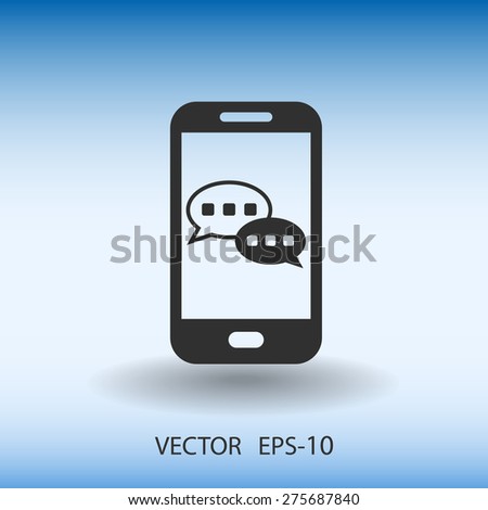 mobile chatting icon