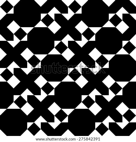 Seamless vintage geometric pattern. 