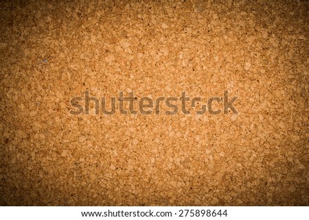 Cork Board Surface for Background and Texture Royalty-Free Stock Photo #275898644