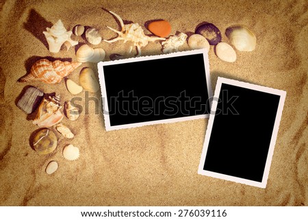 Background pictures on the beach 