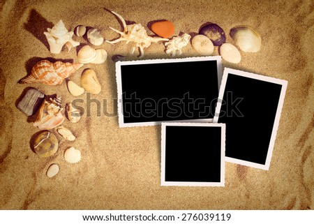 Background pictures on the beach 