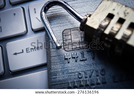 credit card data security Royalty-Free Stock Photo #276136196