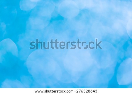 Blue bokeh background
