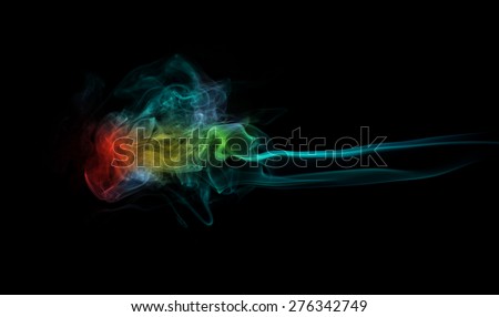 Smoke abstract background.