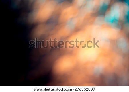Abstract Light painting, Colorful tone on black background -  long exposure time lapse and technique and blurred picture style