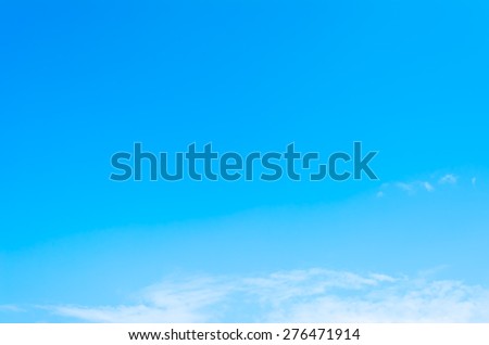 image of clear sky on day time for background usage.