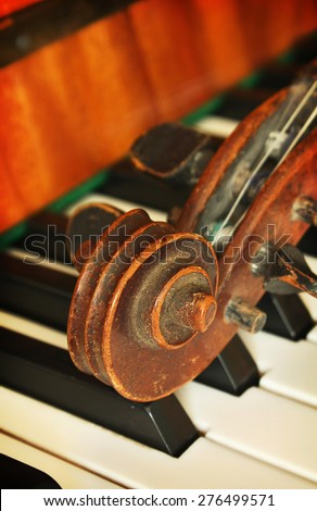 Beautiful music instruments