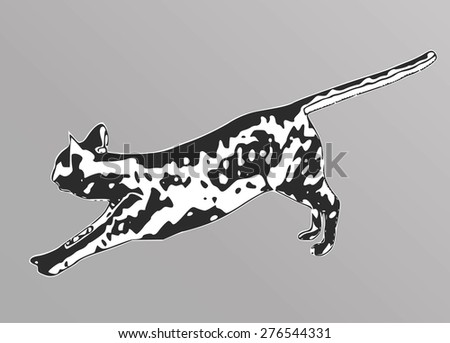 Vector Cat silhouette