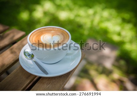 Latte Art coffee
