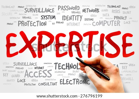 EXPERTISE word cloud, business concept