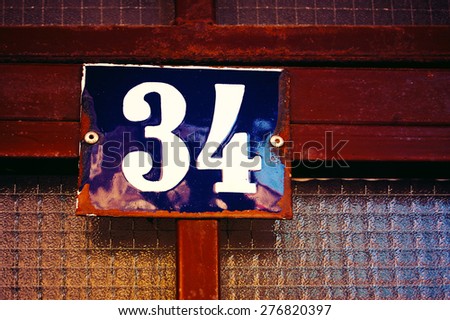 house number 34