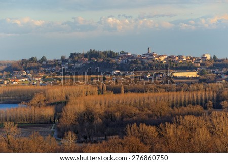View towards the hill of San Daniele del Friuli