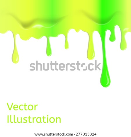 Paint pink dripping background. Vector illustration