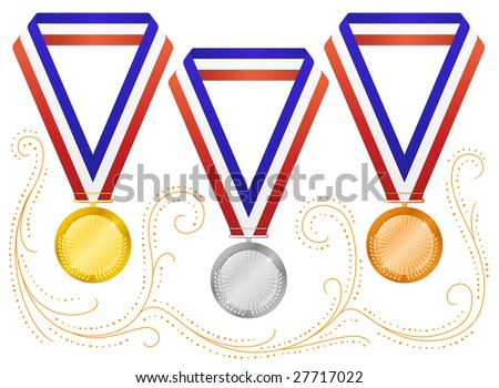 Medals-6 (isolated on white)