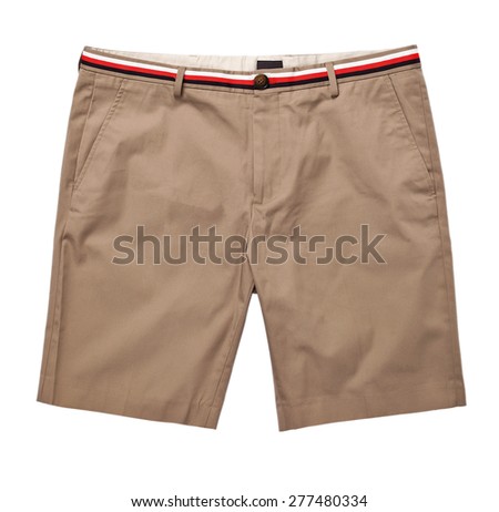  brown short pant isolated