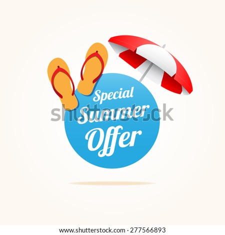Special Summer Offer Royalty-Free Stock Photo #277566893