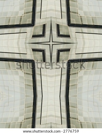 kaleidoscope cross:  One Wachovia Center, Charlotte, North Carolina