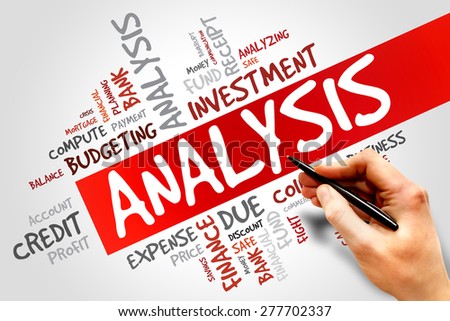 ANALYSIS word cloud, business concept