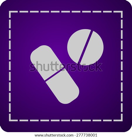 icon of a pill