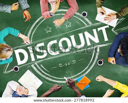 Discount Reduced Price Sale Final Price Cheap Rate Products Concept