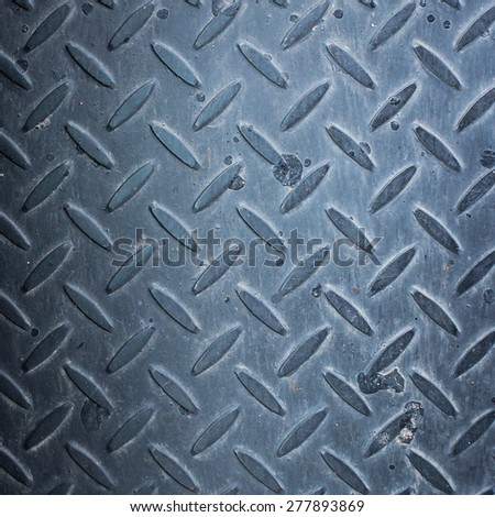 Steel floor pattern