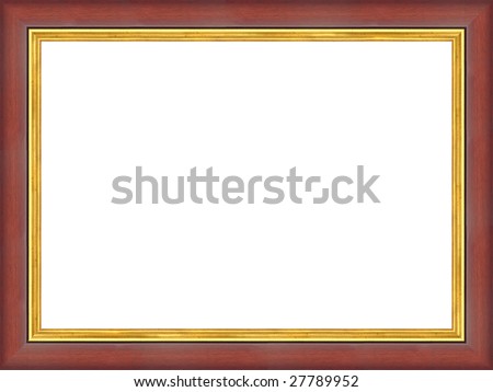 a picture frame on a white