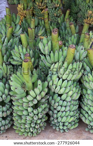 Fresh banana in market