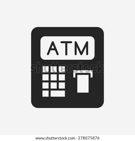 ATM icon Royalty-Free Stock Photo #278075876