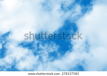 Blue sky, clouds, texture