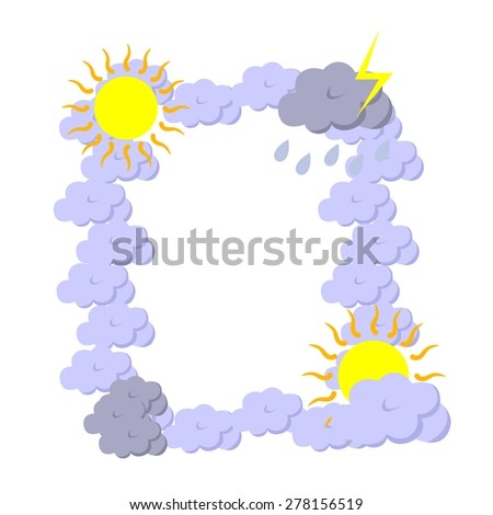 vector illustration dedicated to the weather forecast.